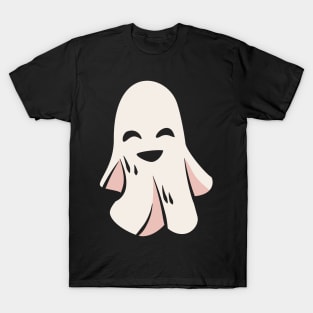 smiley Halloween ghost T-Shirt
